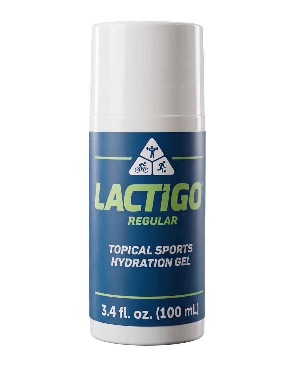 LactiGo 100 mL topical carnosine gel bottle
